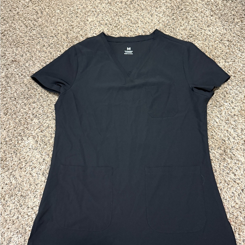 Elegant Black V-Neck Women's Top